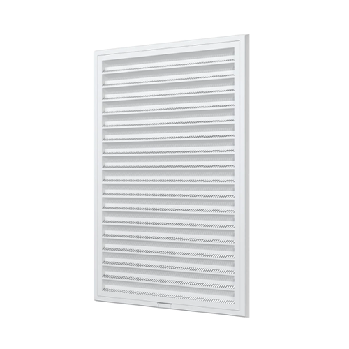 Решетка пластиковая вентиляционная RZN 200*300, разъемная сетка, белая