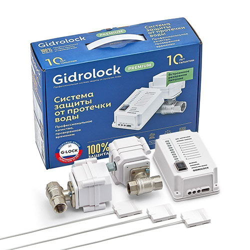 Система защиты от протечек "Gidrolock Premium Plus G-Lock" на 1/2