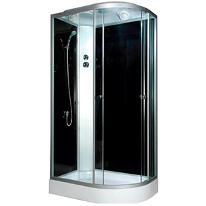 Душевая кабина &quot;Golden Frog S120AL&quot;, левая, тонированные стекла, поддон акриловый, низкий, 1200*800*2150мм