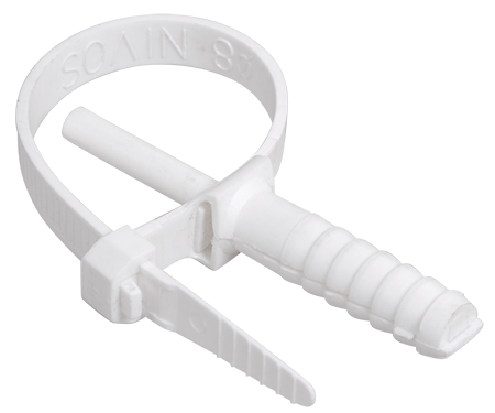 Хомут дюбельный ХД 7х150 белый &quot;ИЭК&quot;