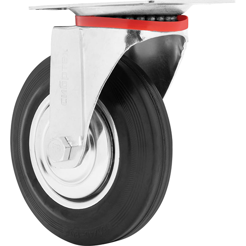 Колесная опора "Сибртех", поворотная, d160мм