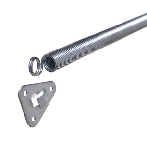 Пружина дверная 320*19,5мм (оцинк) с креплением