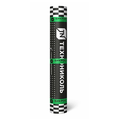 Рулонный битумно-полимерный наплавляемый материал "Бикрост ТКП" 1*10м, сланец серый