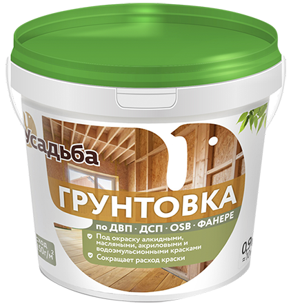Грунтовка по ДВП, ДСП, OSB, фанере под окраску &quot;Диола&quot;, 2,5кг