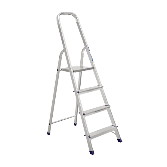 Стремянка алюминиевая "Алюмет-4", 4 ступени, высота площадки 0,82м