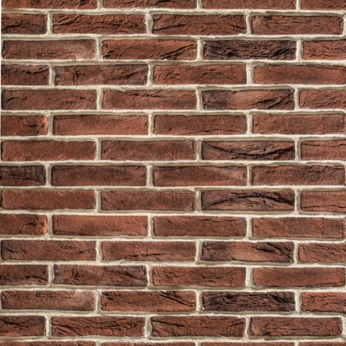 Искусственный камень Старый кирпич, оранжевый