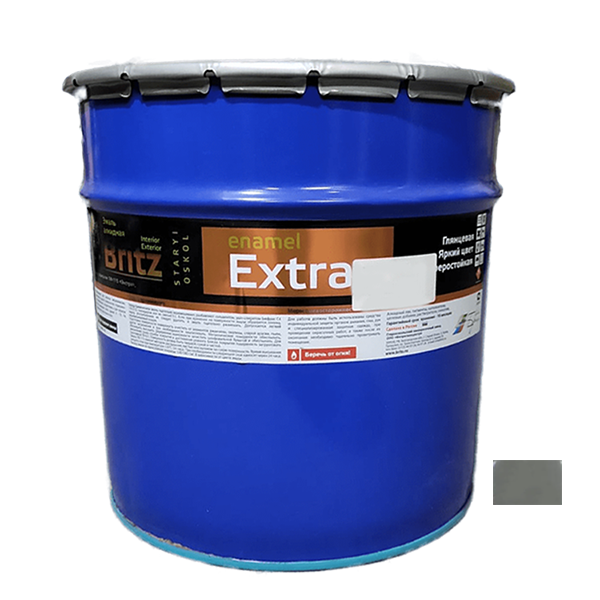 Эмаль серая ПФ-115 ГОСТ "Бриц", 20кг