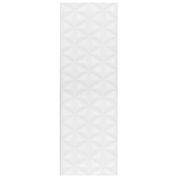 Плитка керамическая настенная "Диагональ"  250*750мм, белый структурный