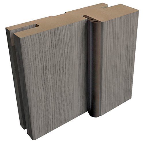 Стойка дверной коробки с уплотнителем, 80*2070*26/44мм, телескопическая , ПВХ, "Дуб пепельный" Дубрава-Сибирь