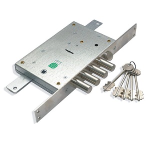 Замок врезной, сувальдный, "Гардиан 3В-2112", 5 ключей