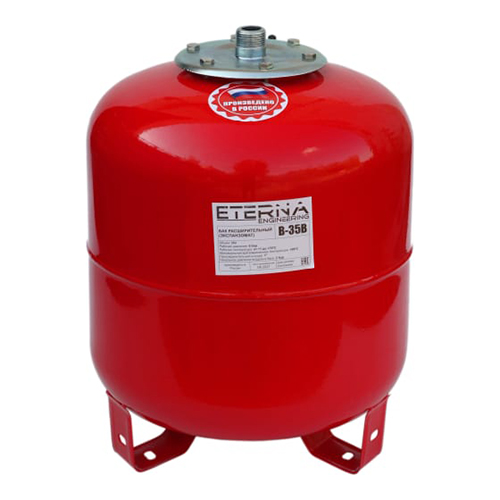 Расширительный бак ETERNA 35 литров, 6атм. синий бак, вертикальный