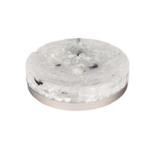 Мыльница "Мрамор B2043A-Y", белый, пластик