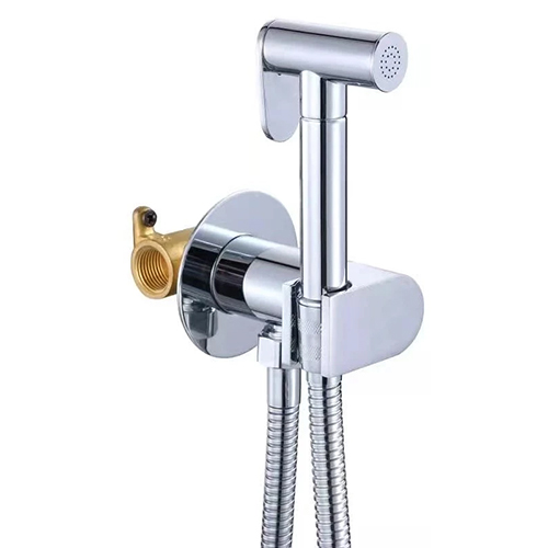 Смеситель &quot;RUSH&quot; гигиенический &quot;Capri CA1435-97&quot;, однорычажный, хром, с подводкой