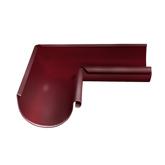 Металлический угол желоба внутренний 90° "Красное вино" "Grand Line" d=125