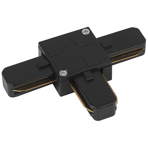 Коннектор т-образный для однофазного шинопровода "ЭРА TR7-C 2W T", 93х64х17мм, черный