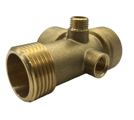 Штуцер 5-ти ходовой Verton FG5 82мм(82мм, латунь, 0-10 бар, 0-80 С, 1M-1F-1/4F-1/4M-1F)