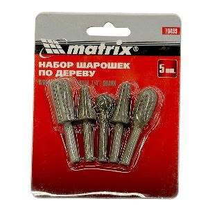 Набор "Matrix" шарошек по дереву 5шт.