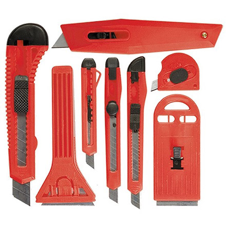 Набор ножей &quot;Matrix&quot;, выдвижные лезвия, 9, 18мм, скребки