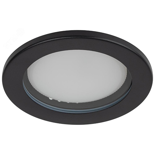 Светильник потолочный GX53 под лампу KL95 SBK (к) черный матовый "ЭРА"