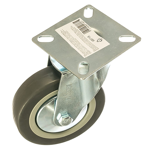 Колесная опора "Сибртех", поворотная, d100мм