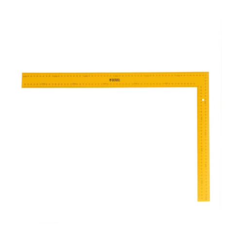 Угольник "Denzel" стальной, ультрафиолетовая печать (измерительная шкала), 400*600мм