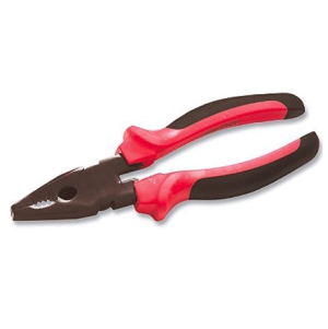 Плоскогубцы "Matrix" никелированные "Black Nickel" 180мм, двухкомпонентные ручки