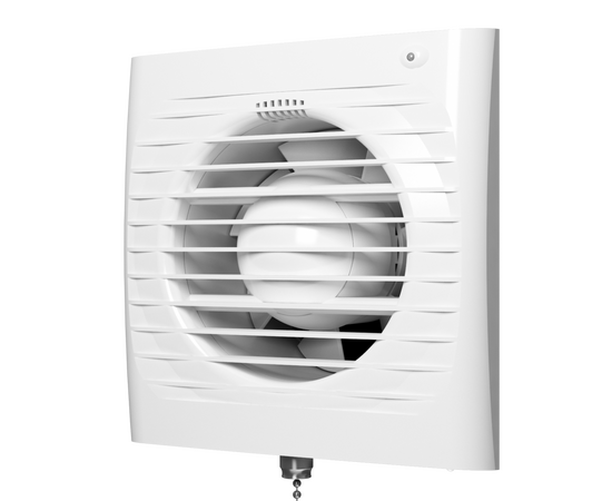 Вентилятор &quot;Era&quot; вытяжной &quot;5C-02&quot; D125, 16Вт, осевой с обратным клапаном, c шнуровым тяговым выключателем