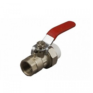 Кран "Aquattro" шаровый разборный PPR 20*1/2в