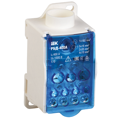 Распределительный блок на Din-рейку РБД-400А "ИЭК"