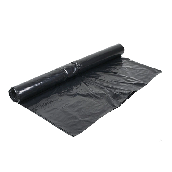 Пленка полиэтиленовая 150мк, рукав 1,5*25м, техническая, чёрная