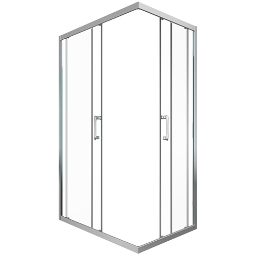 Душ. ограждение "Тритон Фикс-Хром", 1200*800мм, размер под поддон, стекло 6мм