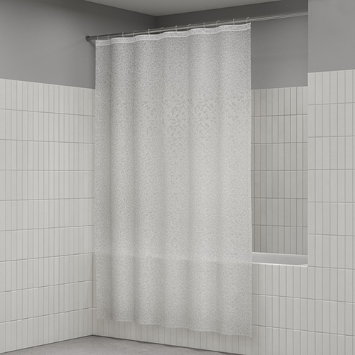 Шторка для ванной "Iddis P02PV18i11", 3D, Peva, белый, 2000*1800мм