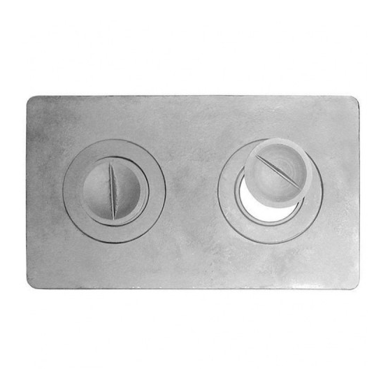 Плита П 2-1 двухконфорочная, 585мм*340мм, 13,2кг без покрытия