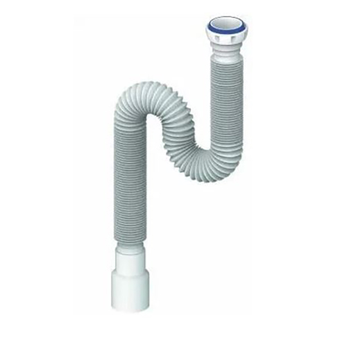 Труба гофрированная 1.1/4"*40/50, удлиненная 1200мм "Aquattro", AQT213