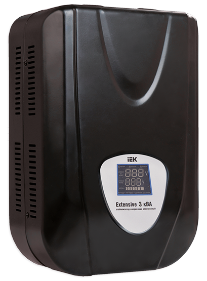 Стабилизатор напряжения настенный, серии Extensive 3 кВа "ИЭК"