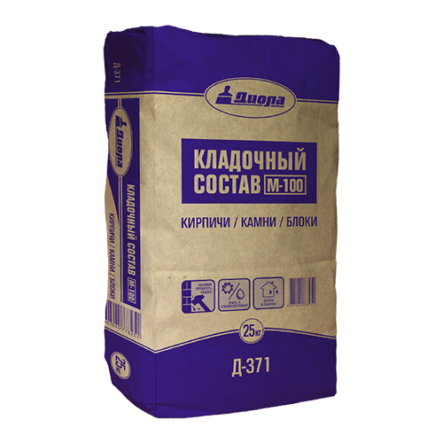 Кладочная смесь "Диола Д-371", 25кг