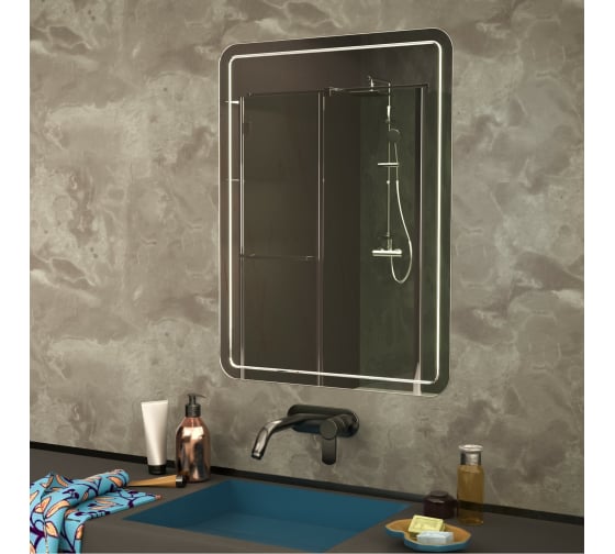 Зеркало "Неро" 550*750мм с гравировкой