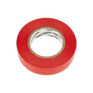 Изолента ПВХ "KRANZ" красная, 19мм*25м