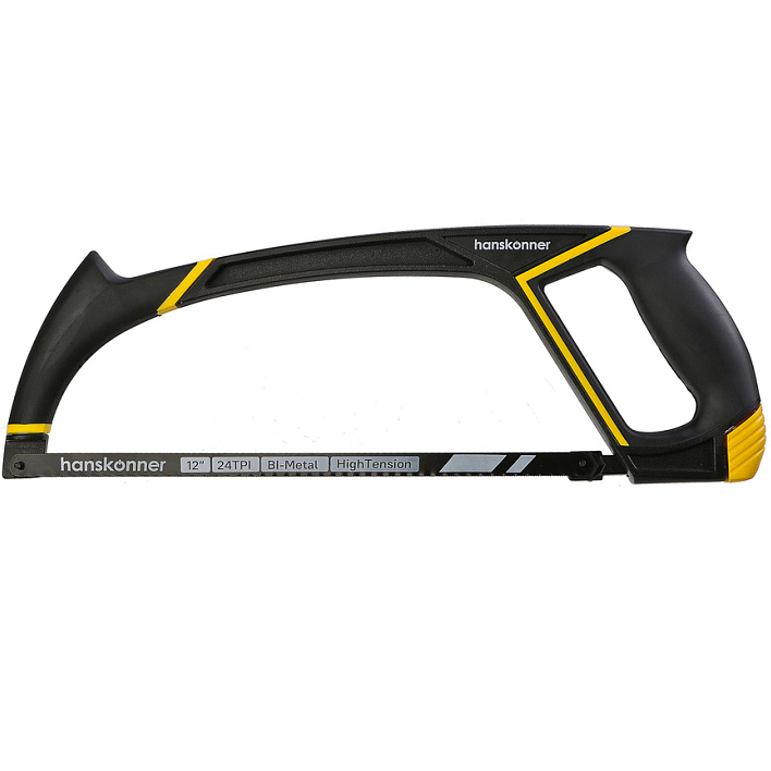 Ножовка &quot;hanskonner&quot; по металлу, усиленная, bi-metal полотно, 300мм