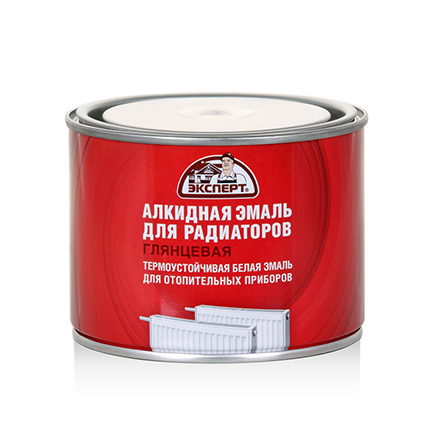 Эмаль для радиаторов алкидная "Эксперт", 0,5кг
