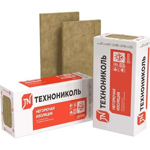 пл 90-110, Плита базальтовая &quot;ТехноВент Проф&quot;, 1200*600*50мм, 6шт, 4,32м2, 0,216м3, &quot;ТехноНИКОЛЬ&quot;