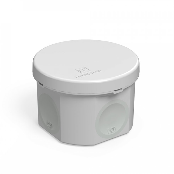 Коробка распределительная "Промрукав" для открытой проводки, 70*50мм