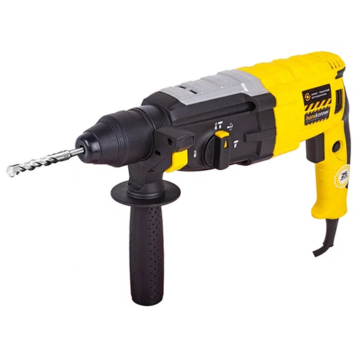 Перфоратор SDS-Plus Hanskonner, HRH0828RE 850Вт, 28мм, 3.2Дж, 0-5100уд/мин, 3 реж, 4м рез кабель, кейс