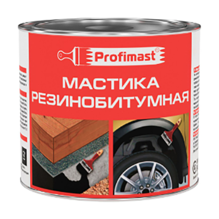 Мастика резино-битумная Адмирал Professional, 2л, 1,8кг