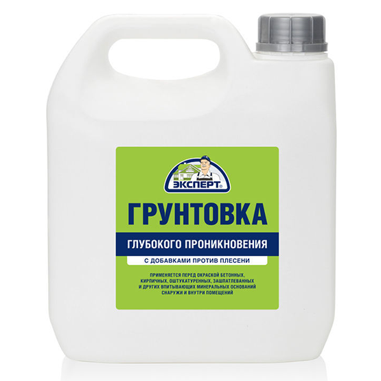 Грунт глубокого проникновения "Эксперт", 3кг