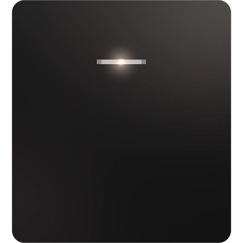 Выключатель 1-кл. с инд., с/п, 10А, ROUND оникс