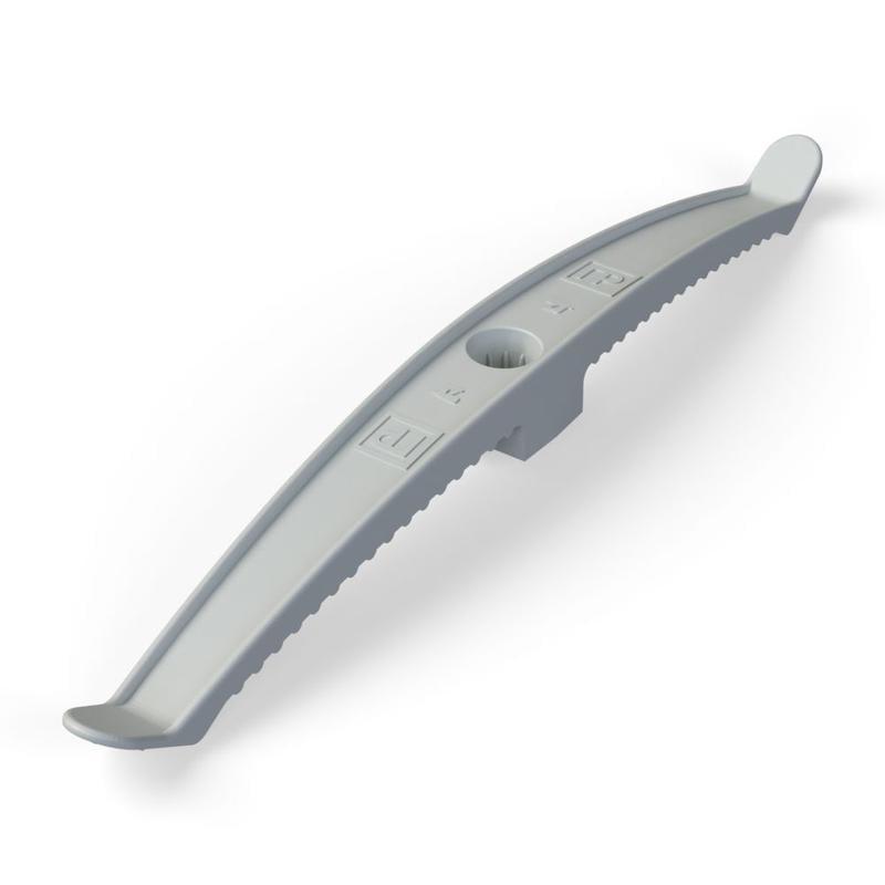 Держатель кабеля двусторонний для прямого монтажа, серый &quot;Промрукав&quot;