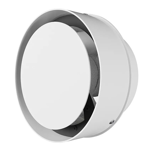 Вентилятор "Era" вытяжной, выстраив. D125 "SYMPHONY" 14Вт осевой, сетка, подшипниковый, белый, матовый