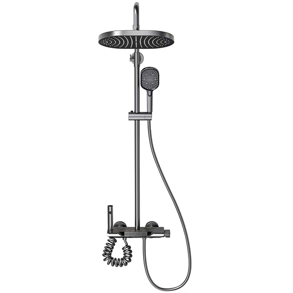 Душевой гарнитур Solomon 808-440T, графит