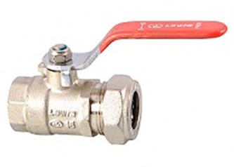 Кран шаровый газовый для гофрированной трубы PFL (C) 20*3/4&quot;в (G)